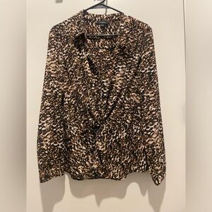 Alfani Leopard Print Blouse